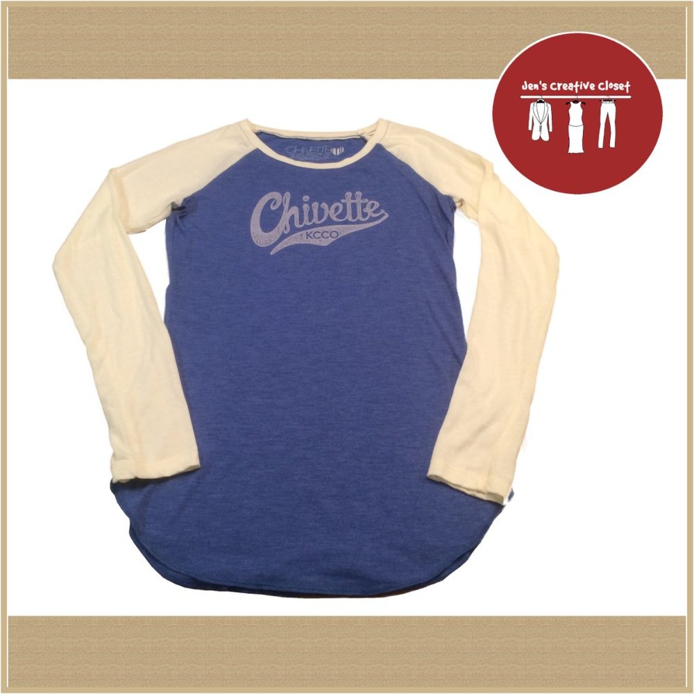 Women's Chivette Blue and White Jersey Shirt
